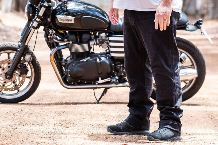 Saint Unbreakable Coretec armored motorcycle jeans reviewed