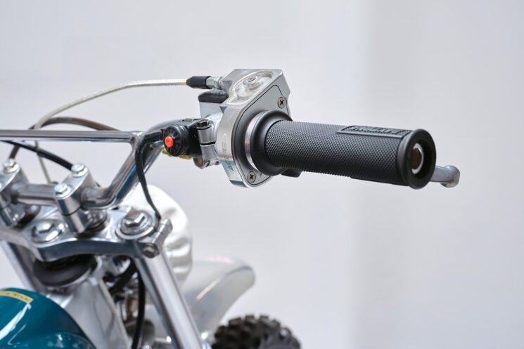 Vintage motocross bike built by Frontwheel Motors