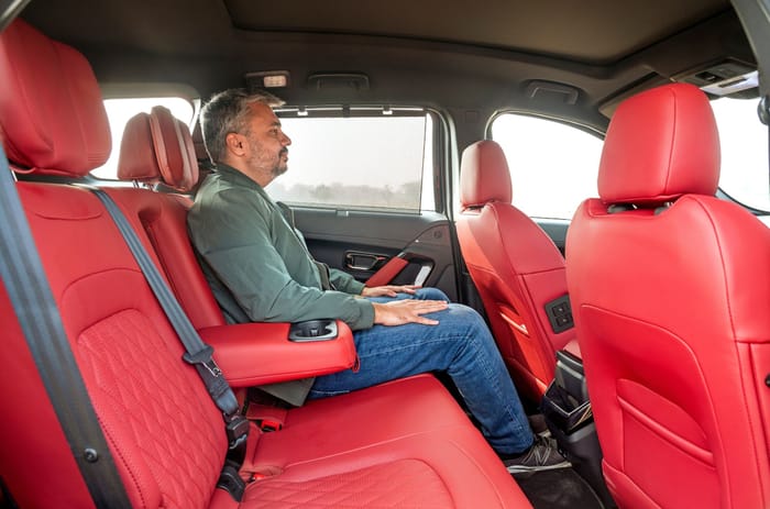 Tata Safari petrol second row seats