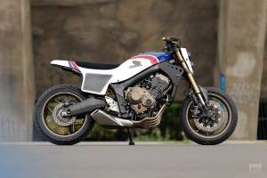 Honda CB650R street tracker by Kingston Custom